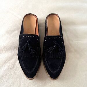 Faux Suede Tassel Loafers